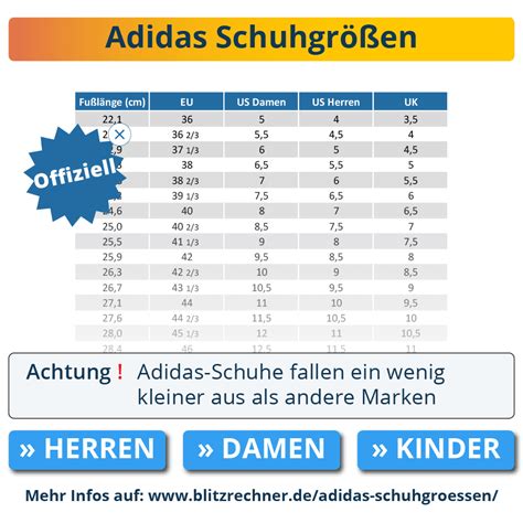 adidas welche größe|adidas größen tabelle.